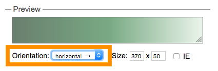 Ultimate CSS Gradient Generator　グラデーション horizontal(水平向き)